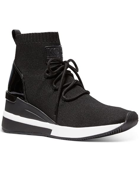 michael kors mens sneakers macys|Michael Kors skyler wedge sneakers.